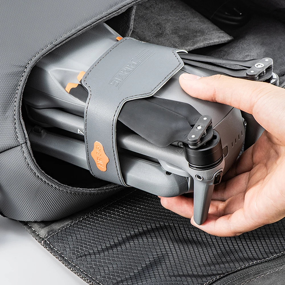 Soporte de hélice para DJI Air 3/3S, Protector fijo, soporte de cuchillas de PU, correa protectora de hélice, accesorios fijos de ala de Dron - imagen 2