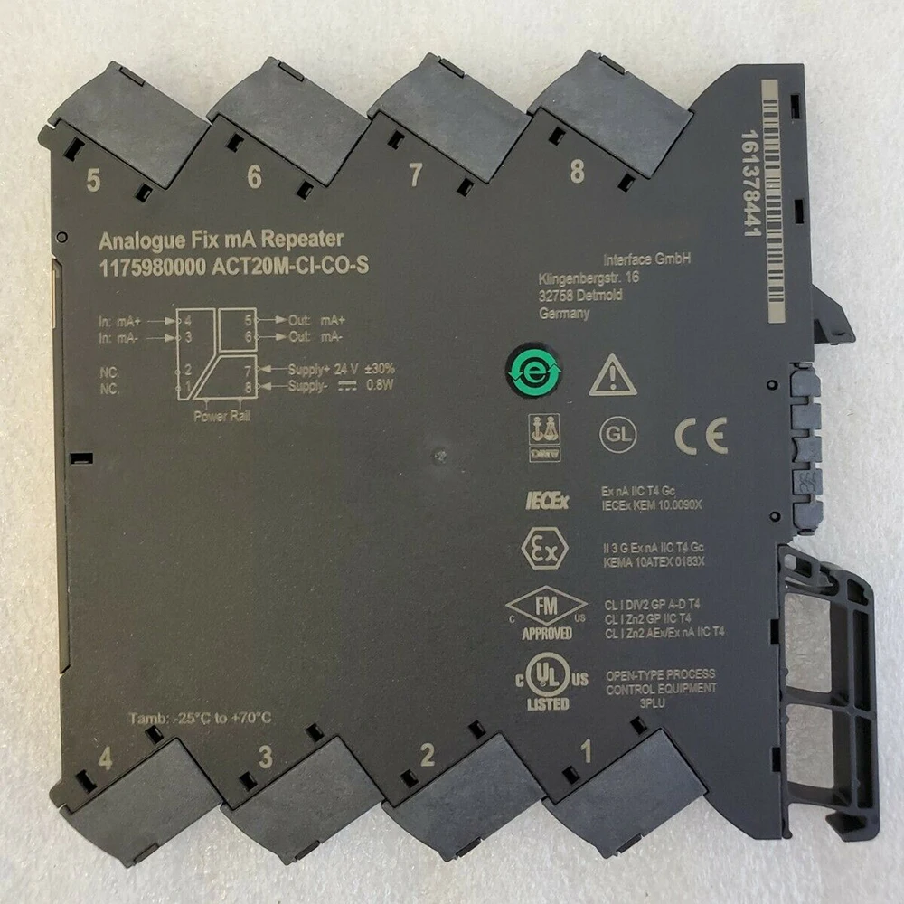 Repetidor mA de fijación analógica 0/4...20mA ACT20M-CI-CO-S 1175980000 - imagen 4