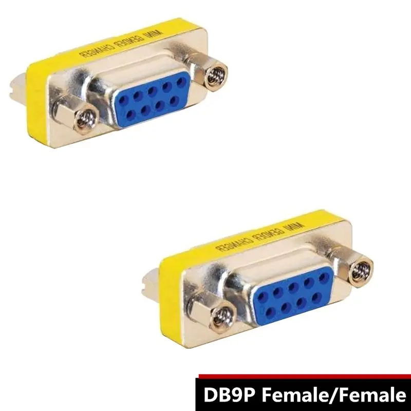Convertidor de puerto serie DB9 Pin RS232 COM convertidor macho a hembra macho a macho conector hembra a hembra - imagen 3