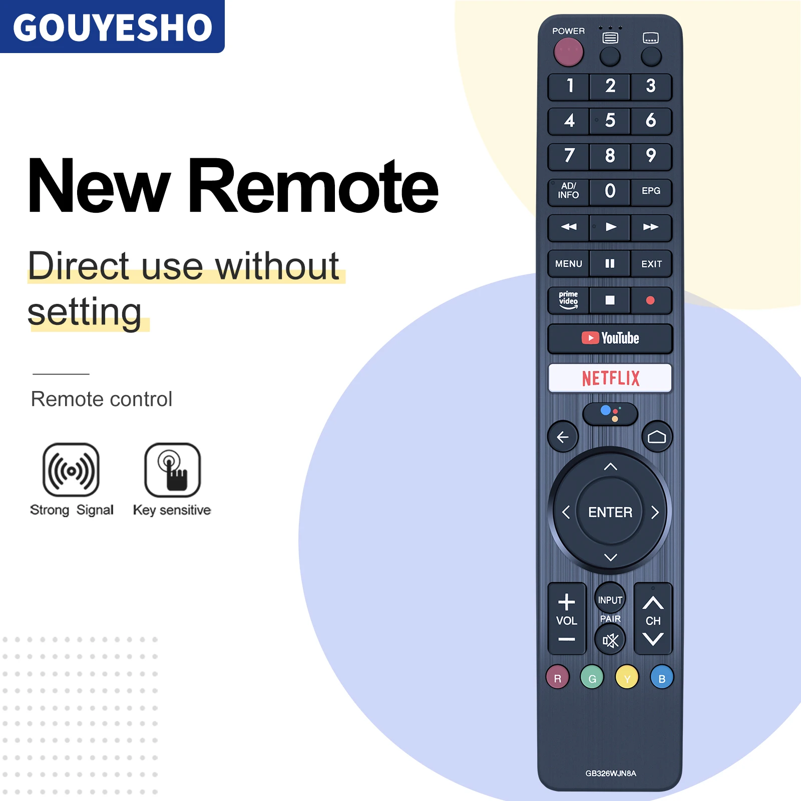 Nuevo Control remoto GB326WJN8A para Sharp TV