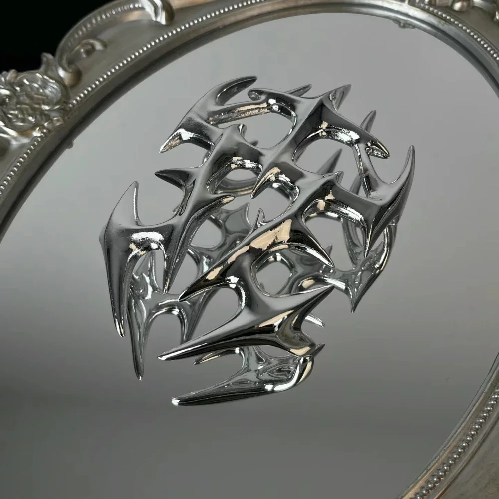 Funda para Airpods Max Y2k, funda para auriculares con columna vertebral, accesorio de decoración, columna vertebral plateada personalizada para accesorio para auriculares AirpodsMax - imagen 5