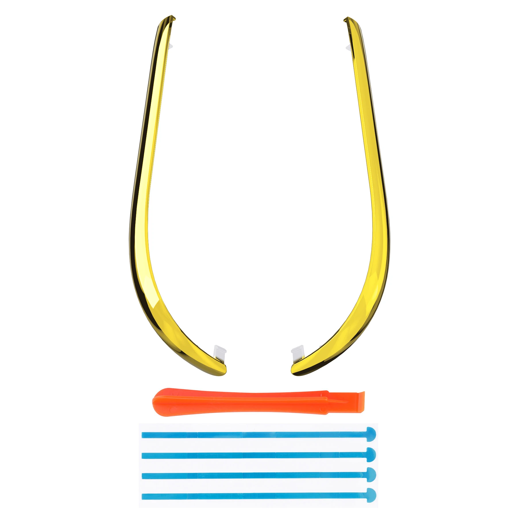 eXtremeRate para Joycon 2, para Nintendo Switch 2 Tiras decorativas de repuesto Carcasa lateral - Oro cromado - imagen 2