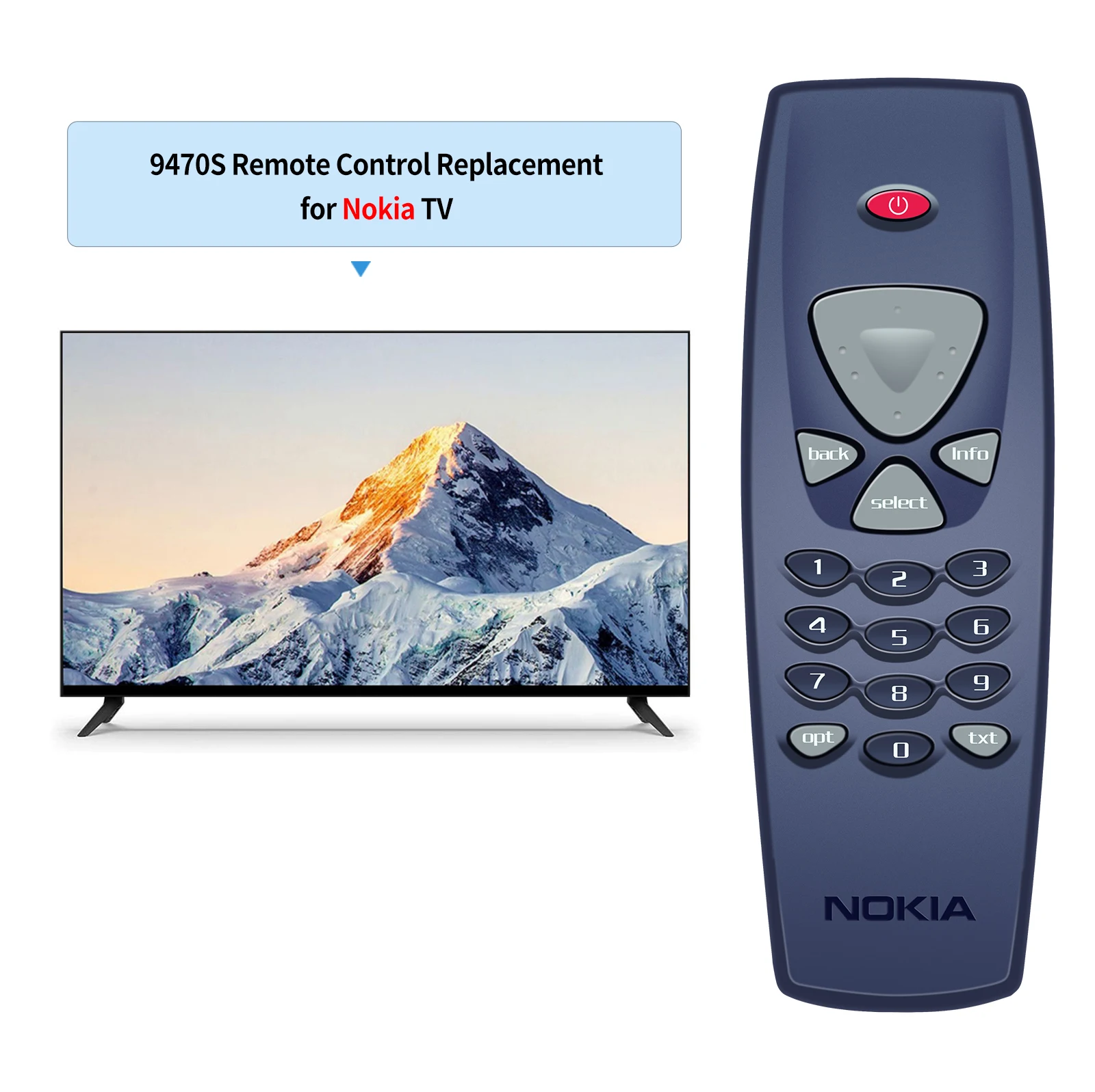 Nuevo mando a distancia de repuesto para Nokia Mediamaster 9470S 9470 - imagen 2