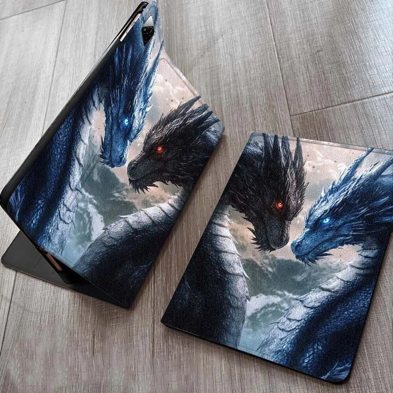 Dragón feroz dominante para Xiaomi Redmi Mi Pad 2 4 5 6 6s 7 8 11 12,5 12,4 11,2 8,7 SE Pro Plus Max funda para tableta - imagen 2