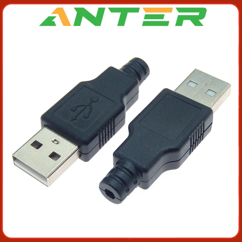 Conector USB Type-A Macho 4 Pines – Negro USB 2,0 - imagen 2
