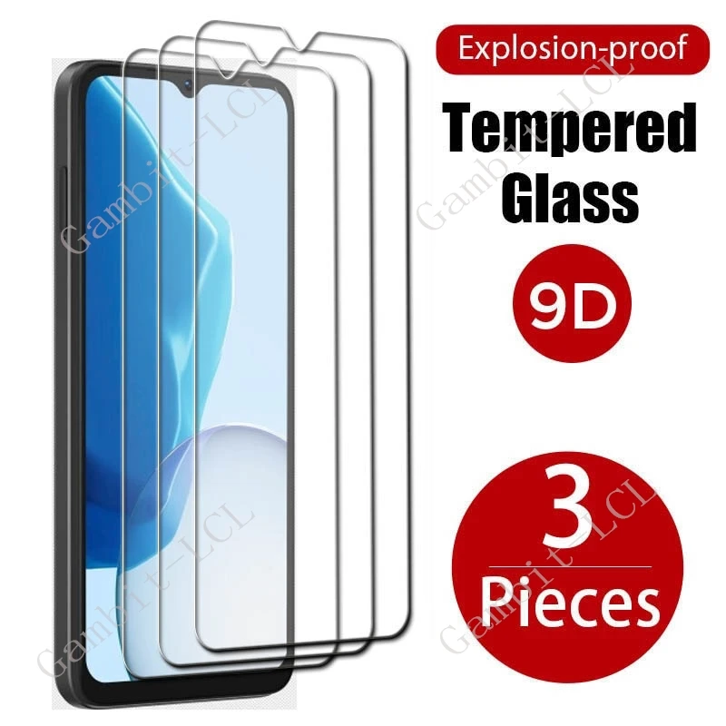 3 uds 9H Original para Doogee N55 Pro Protector de vidrio templado en DoogeeN55Pro DoogeeN55 N55Pro película protectora de pantalla