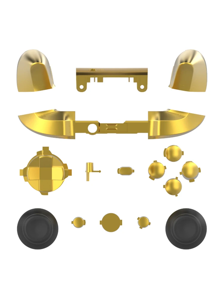 Controlador DATA FROG Xbox Series X/S, parachoques RB LB chapados sólidos de Metal, disparadores RT LT, botones ABXY, Kit de Mod de actualización de repuesto - imagen 5