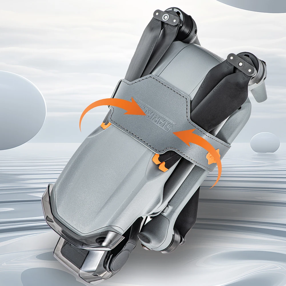 Soporte de hélice para DJI Air 3/3S, Protector fijo, soporte de cuchillas de PU, correa protectora de hélice, accesorios fijos de ala de Dron - imagen 3