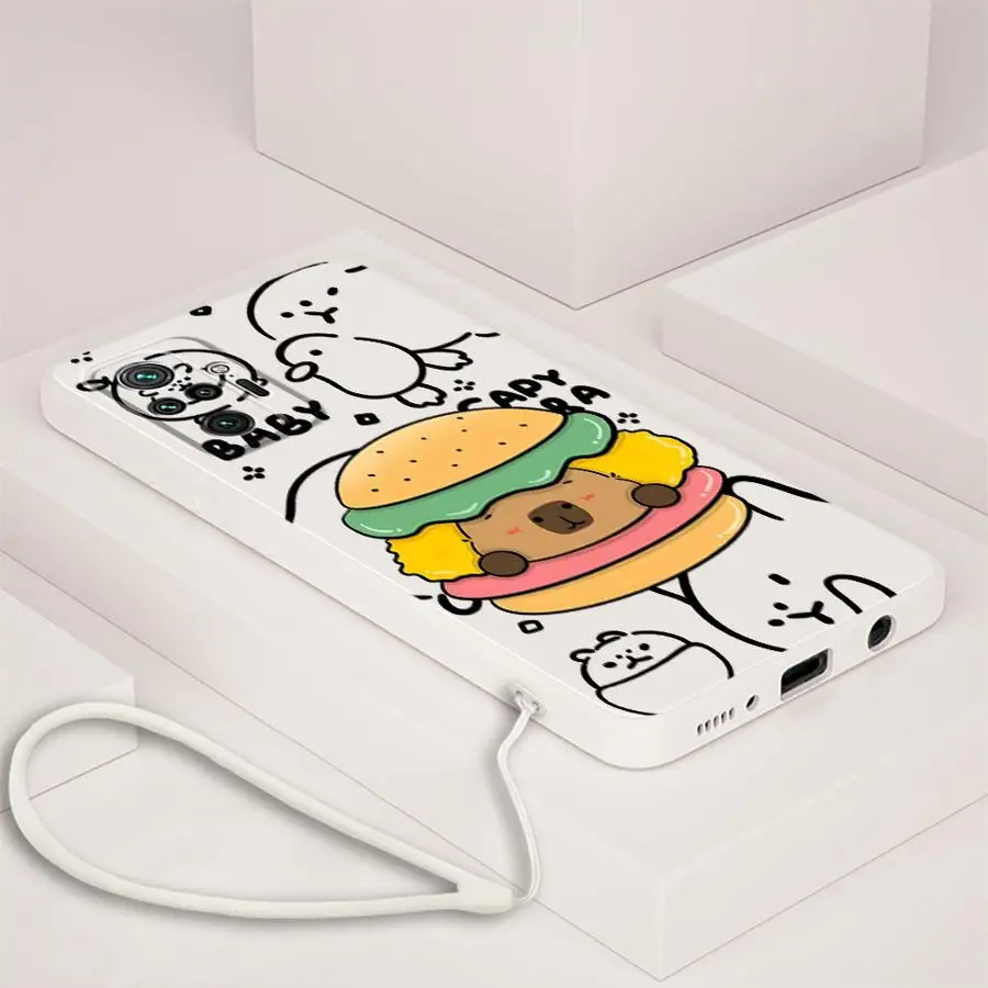 Funda de teléfono suave para Xiaomi Redmi Note 12s 10Lite 14 Pro Plus 10 11 Pro 13 12 ProPlus 11s 10 dibujos animados pareja hamburguesa - imagen 4