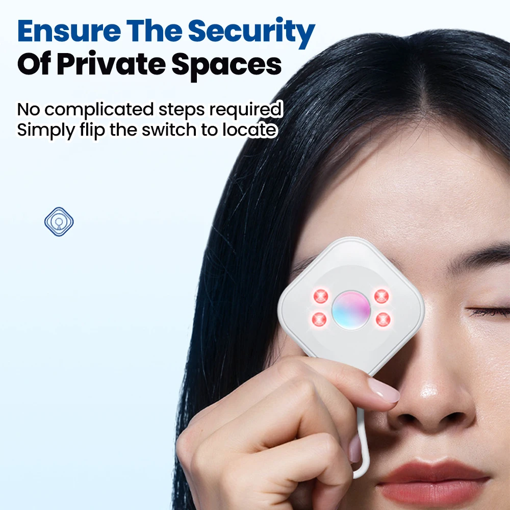 Detector de cámara infrarroja, Detector de señal de cámara oculta inteligente para viajes de Hotel, buscador de protección de seguridad antiespionaje - imagen 5