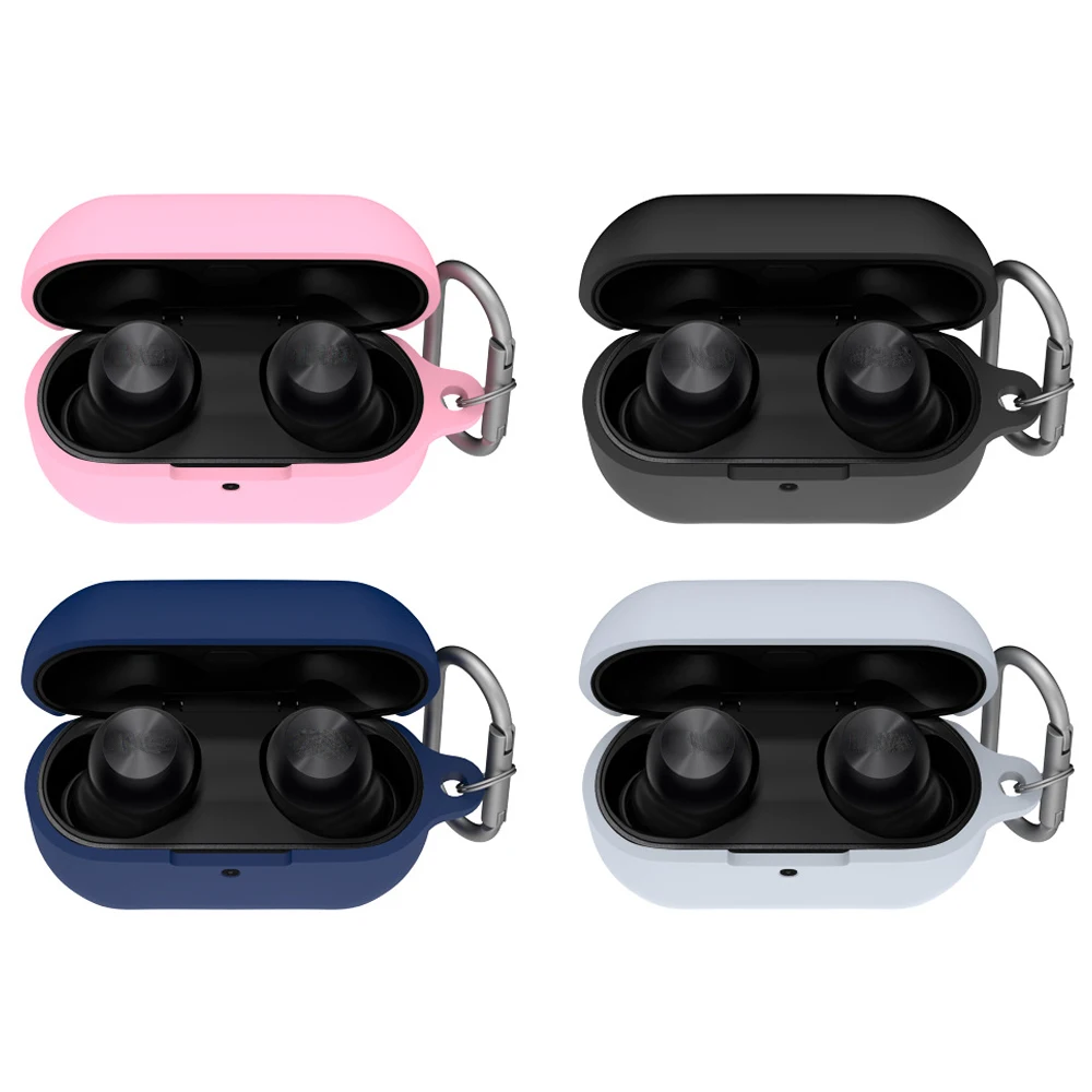 Funda para auriculares Technics EAH-AZ100, funda de lujo para auriculares, funda a prueba de golpes para Technics EAH-AZ100, accesorios con llavero - imagen 2