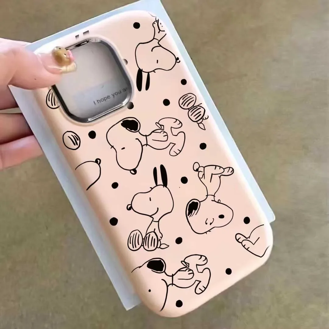 Funda bonita de dibujos animados de Snoopy para Xiaomi 15 Ultra 13t POCO X6 X5 X3 F5 Pro Mi 13T 12 5G 11 Lite Capa de silicona - imagen 4