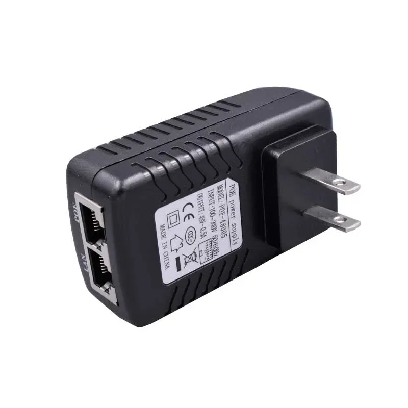 Divisor de inyector POE para cámara IP CCTV, interruptor de red, adaptador Ethernet, DC48V 0.5A, UE/REINO UNIDO/EE. UU./AU opcional - imagen 5