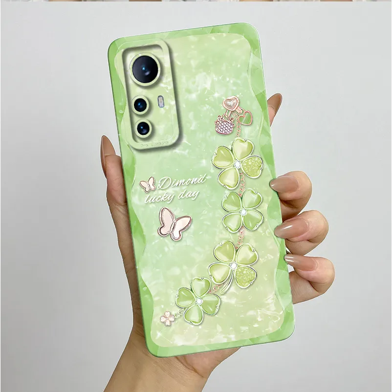 Funda para Xiaomi 12 Lite estética de lujo moda Cool niños niñas Funda trasera de silicona suave para Xiaomi 12Lite 5G Coque fundas Funda - imagen 3