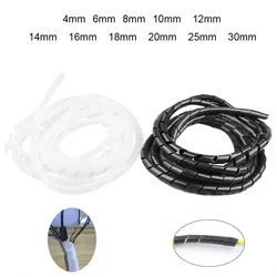 Organizador de Cables Espiral para Escritorio – Enrollador Protector