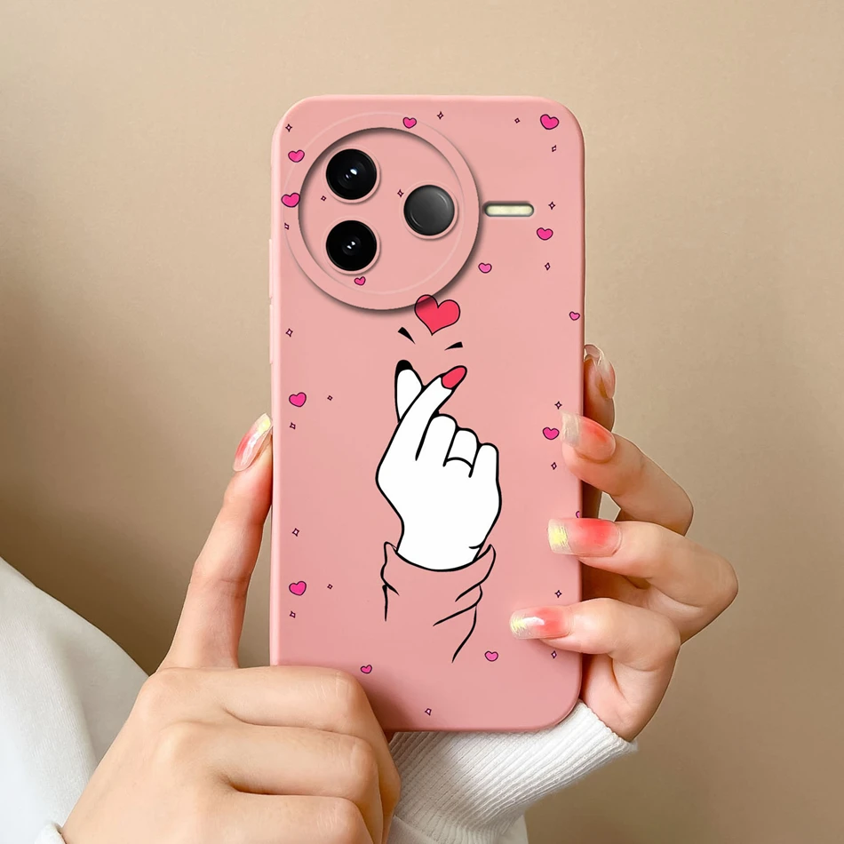 Para POCO F7 Pro Ultra funda bonita mariposa suave funda de teléfono de alta calidad protección de cámara de silicona líquida cubierta trasera a prueba de golpes - imagen 5