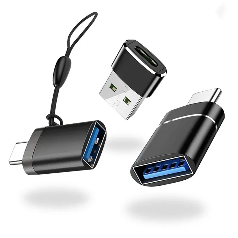 2/4/6/8 Uds USB 3,0 a tipo C adaptador OTG tipo C macho a USB hembra convertidor para ordenador portátil Xiaomi HUAWE Samsung USB C OTG conector - imagen 2