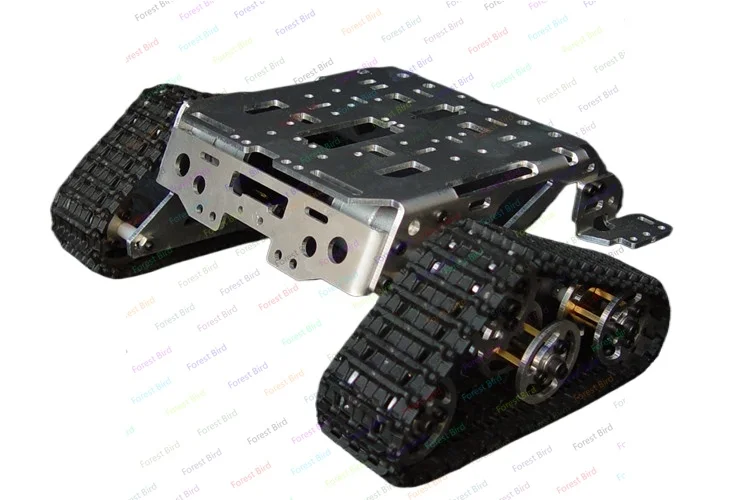 Chasis de tanque, chasis sobre orugas, coche inteligente, coche sobre orugas, chasis Wall-E, chasis de robot A - imagen 2