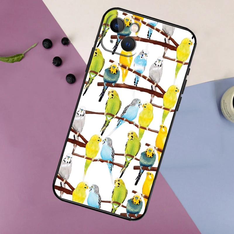 Funda de pájaro loro Animal para iPhone 14, 13, 11, 12, 16, 15 Pro Max, 12, 13 Mini, X, XR, XS MAX, 7, 8, 14, 16, 15 Plus, cubierta trasera - imagen 4