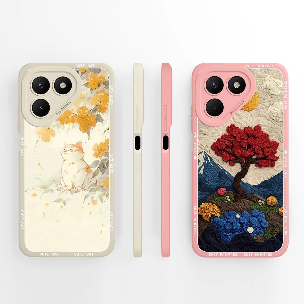 Para Tecno Pova 7 4G Funda de teléfono moda dibujos animados suave Liso silicona líquida Funda de alta calidad para Tecno Pova7 LJ6 Funda de parachoques - imagen 2