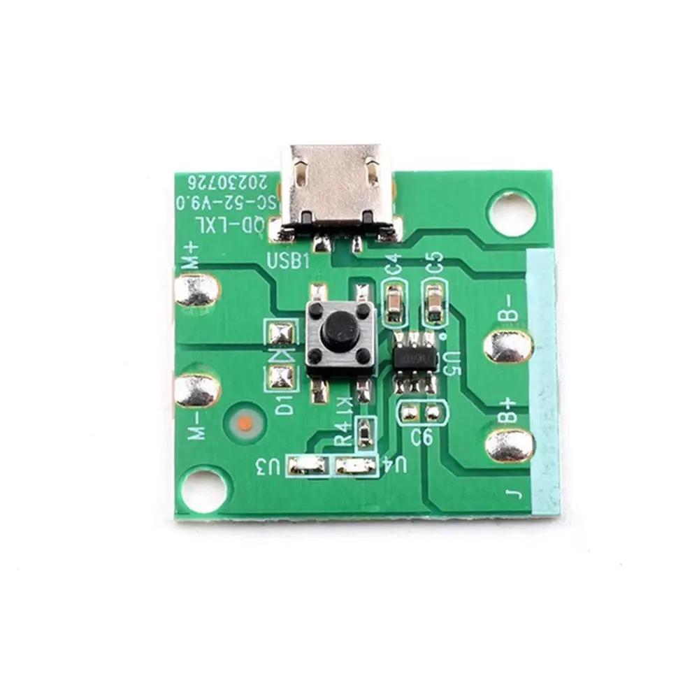 Placa de control de ventilador pequeño con carga USB, placa PCB universal a placa base, placa de ventilador móvil de mano, 1/5/10 Uds. - imagen 5