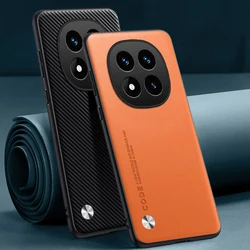 Funda de cuero PU de lujo para Xiaomi Redmi Note 14 Pro Plus 5G, funda trasera de silicona para teléfono Redmi Note 14 Pro 4G Poco X7 Pro