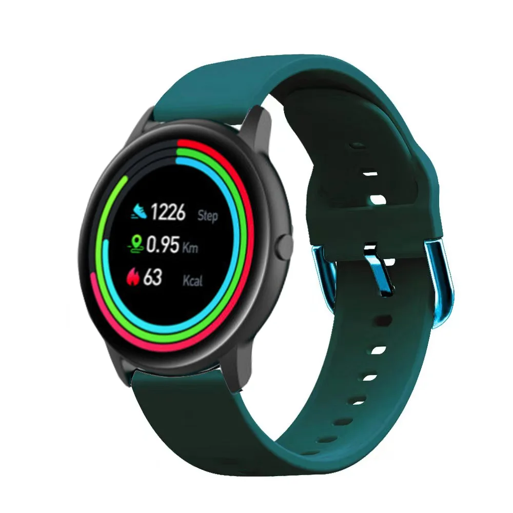 Correa deportiva de silicona para reloj inteligente, pulsera de 22mm para IMILAB KW66/W12, YAMAY SW022/Realme, 2, 3 S - imagen 5