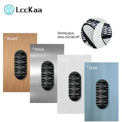 Organizador USB silicona-Clips escritorio, soporte ratón y auriculares
