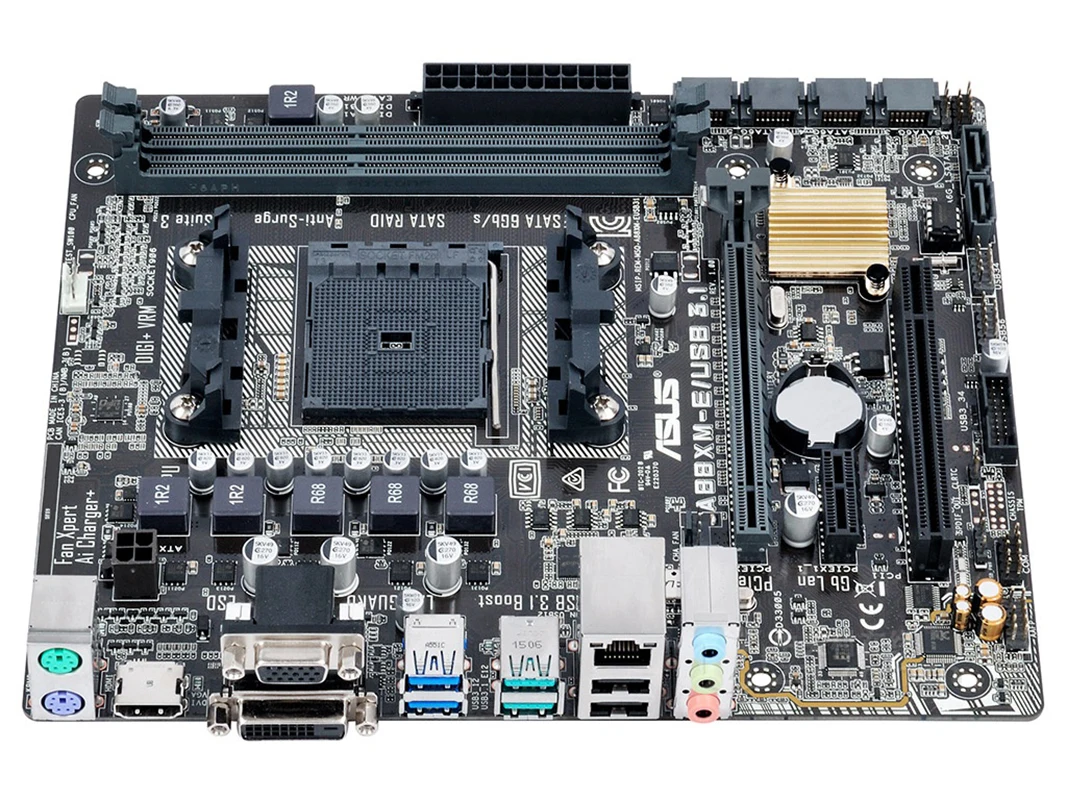 Placa base ASUS A88XM-E/USB 3,1 Micro ATX AMD A88X Socket FM2 + DDR3 SATA3 HDMI VGA DVI-D nuevo para CPU serie A/serie Athlon - imagen 4