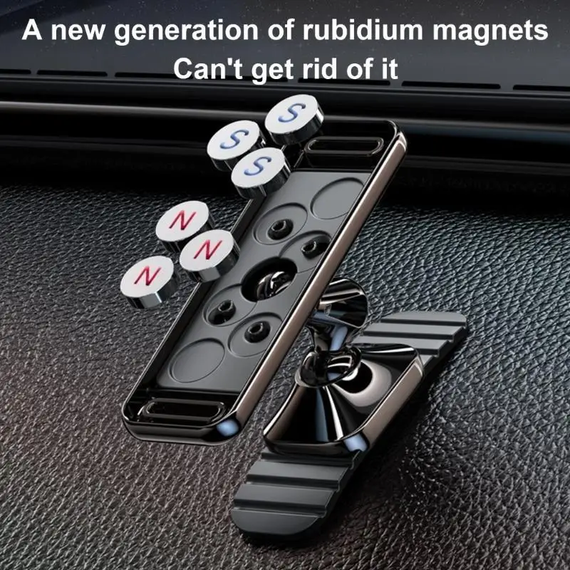 462e Monte del teléfono magnético Montaje seguro y conveniente Tolvo del tablero 360 Ajustable universalmente para teléfonos - imagen 2