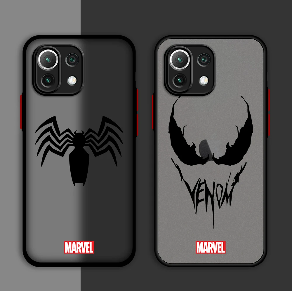 Funda de teléfono Marvel Spiderman VENOM para Redmi 9 9A 9i 9C 9T 10 2022 10 10C 10A 12 4G 12C 13C 4G 5G K40 Pro A1 Plus A2 Plus