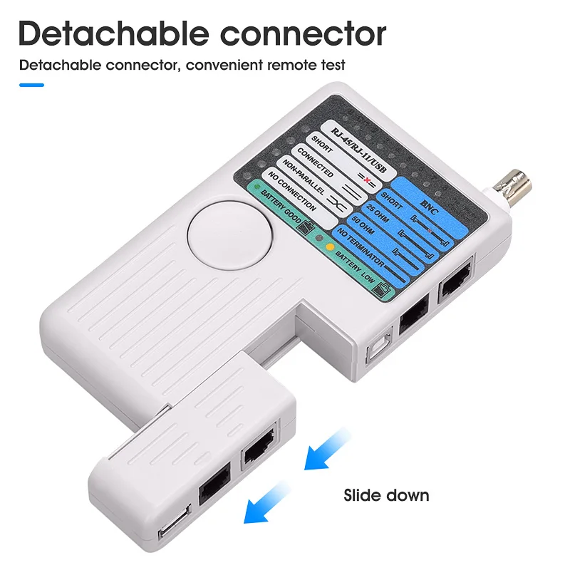 Probador de Cable de red LAN BNC USB RJ11 RJ45 remoto para Detector de rastreador de Cables LAN UTP STP herramienta de alta calidad - imagen 3