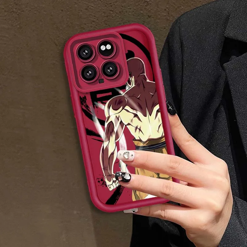Funda artística d-dragon Ball Cool Saiyan para Xiaomi Mi 17 15 14 13 12 14T 13T Pro Max Lite, funda de teléfono con escalera ocular - imagen 5