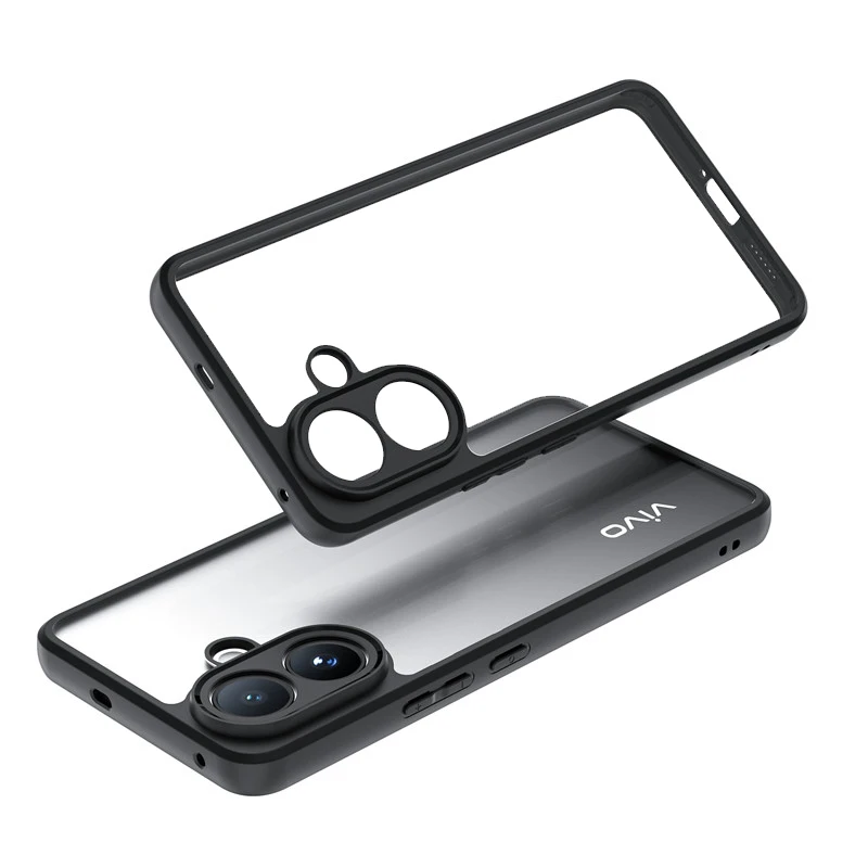 Para ViVo V60 Lite Funda ViVo V60 Lite Funda suave TPU marco PC Protector de parachoques duradero Fundas protectoras para teléfono en ViVo V60 Lite Funda - imagen 5