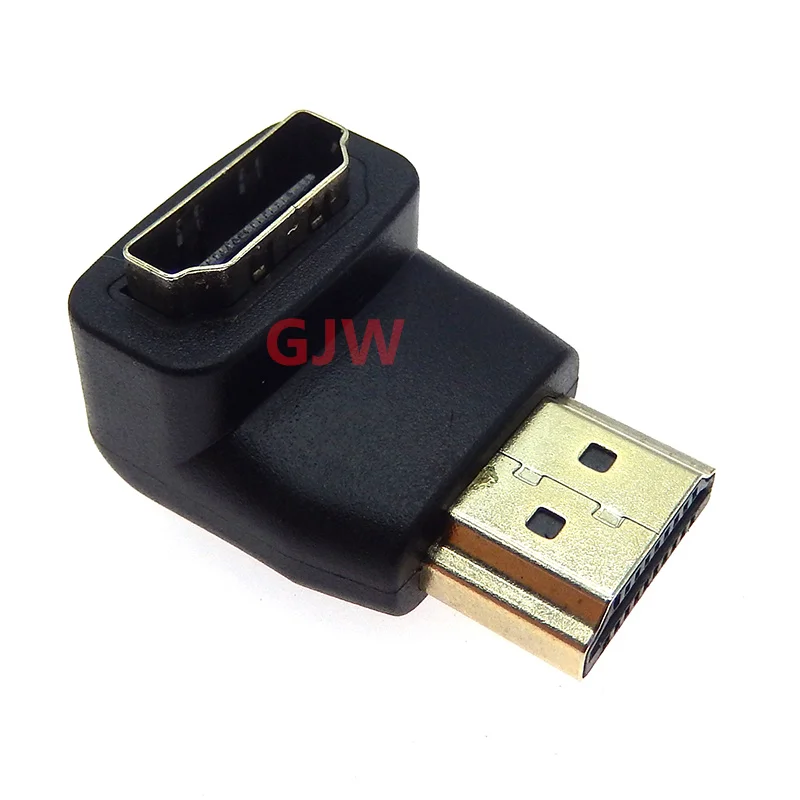 Adaptador HDMI chapado en oro, ángulo recto de 90 grados, Micro Mini HDMI macho a hembra para extensión de Cable HDTV 1080P, 1 Uds. - imagen 3
