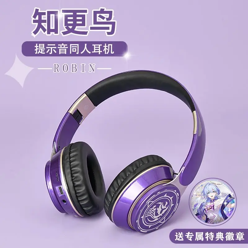 Honkai: Star Rail HIFI Bluetooth 5,3 auriculares Firefly tema auriculares lindo regalo de Anime Cosplay auriculares con cancelación activa de ruido - imagen 3