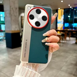 Funda ELVEV para OPPO Find X8s/X8 Ultra, cuero PU y lente protegida