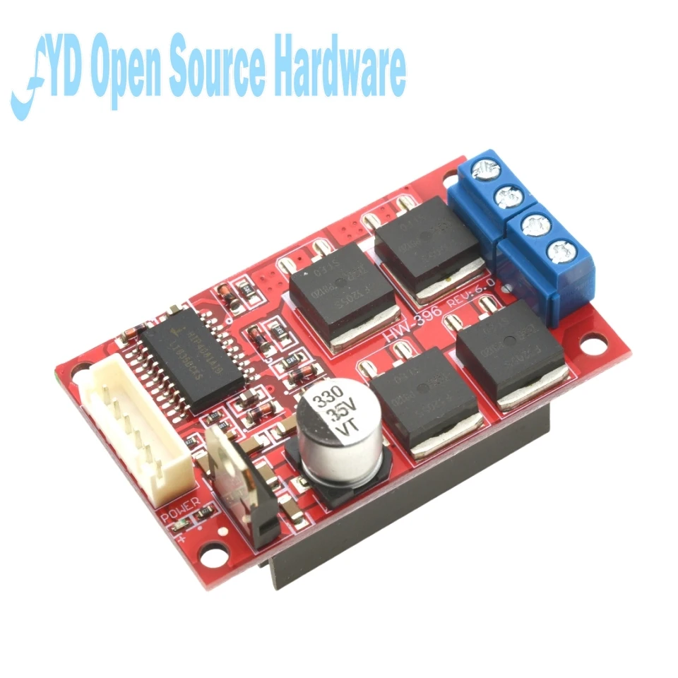 Placa controladora de motor CC de alta potencia de 450 W: admite entrada PWM completa, función de frenado y control de avance/retroceso de motores CC de 12-36 V