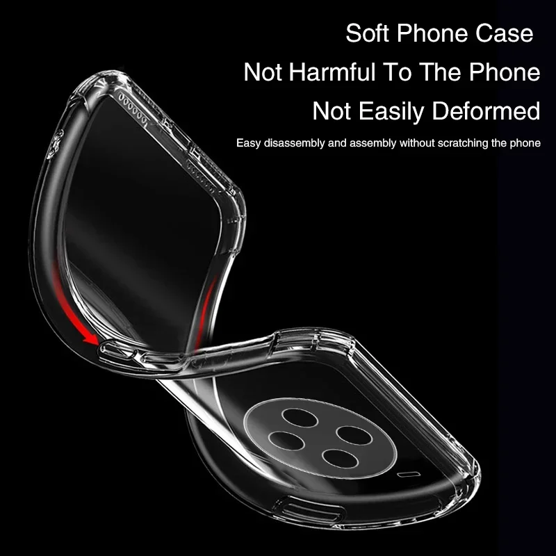 Funda de teléfono de silicona suave a prueba de golpes, carcasa trasera Original transparente antigolpes para VIVO X100, X100S Pro, X100Pro, 5G - imagen 5