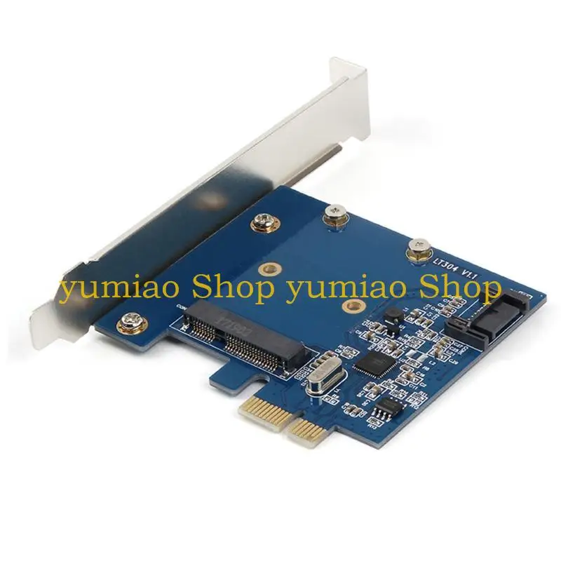587b PCIe a MSATA SSD y SATA3.0 CARDA EXPANSIÓN COMBO PCI para expreso mini SSD Adaptador 6Gbps para escritorio PC - imagen 4