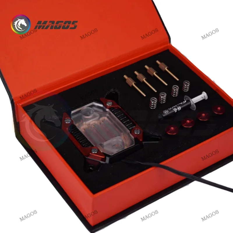 HanJiang nuevo Concepto 1700 CPU bloque de agua 0,1mm vía fluvial Overlock refrigeración extrema utilizada con 4090 GPU refrigeración por agua LGA115X 1200 - imagen 4