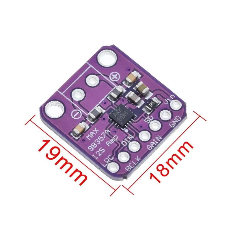 MAX98357 I2S MAX98357A 3W Clase D amplificador interfaz de ruptura I2S DAC decodificador para ESP32/Raspberry Pi - imagen 5