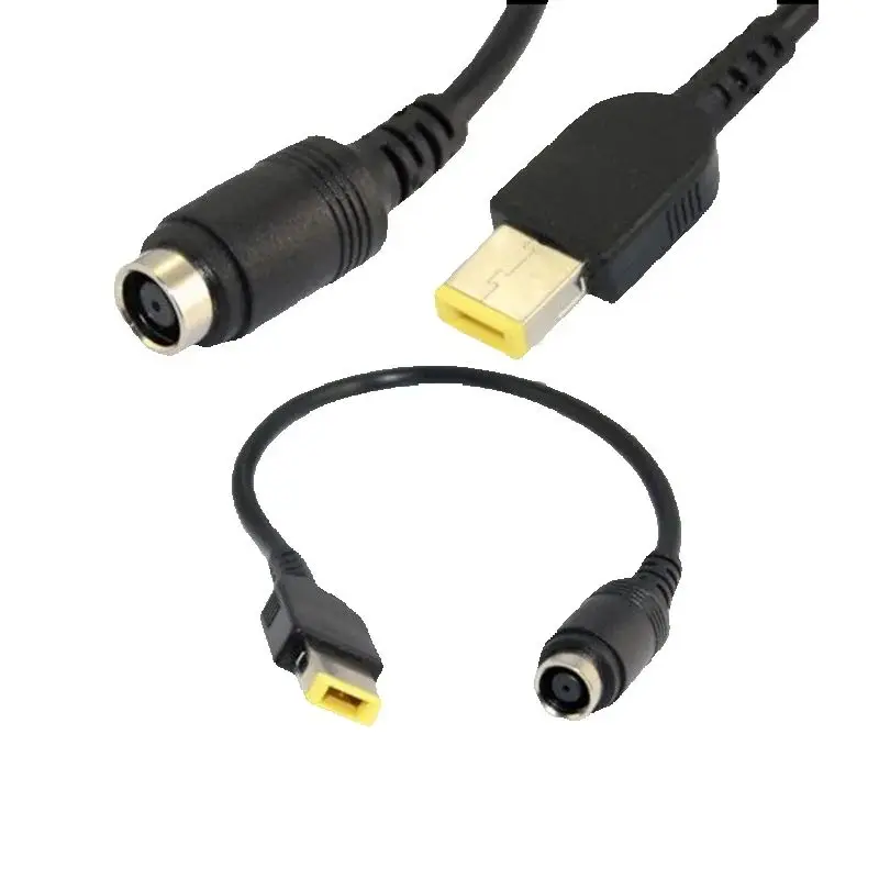 7,9*5,5mm interfaz hembra conector de alimentación cargador adaptador de corriente Cable convertidor para Lenovo ThinkPad X240 X1 G405 15cm