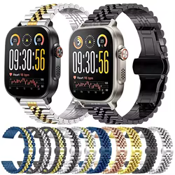 Correa de acero inoxidable para hombre para Realme Watch 5, correa de reloj inteligente para Realme Watch S2/S SPro 2 2Pro 3 3Pro, correa de Metal de 22mm