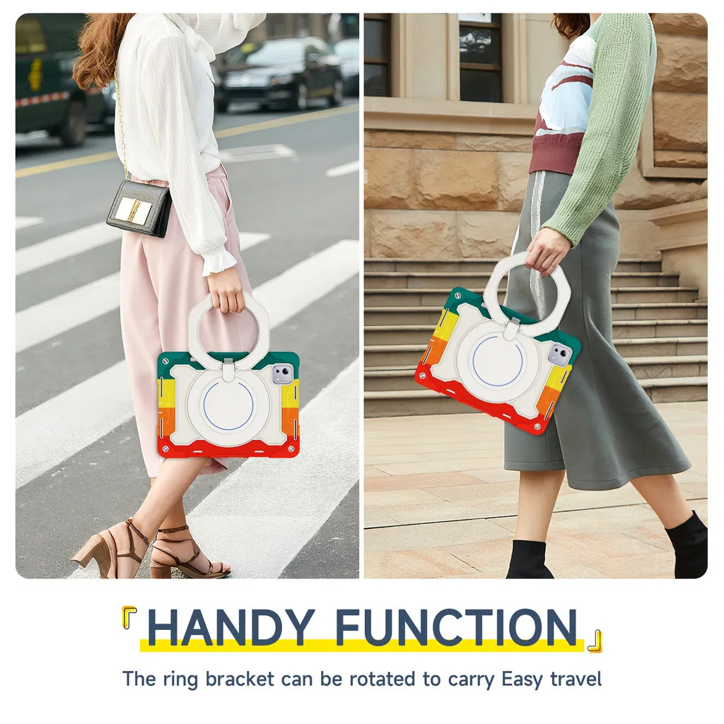 Para Xiaomi Pad 7S Pro 2025 12,5 "6S Pro 12,4 pulgadas para Xiaomi Poco Pad 12,1 2024 Pad Pro 12,1 pulgadas funda con mango armadura carcasa de silicona - imagen 5