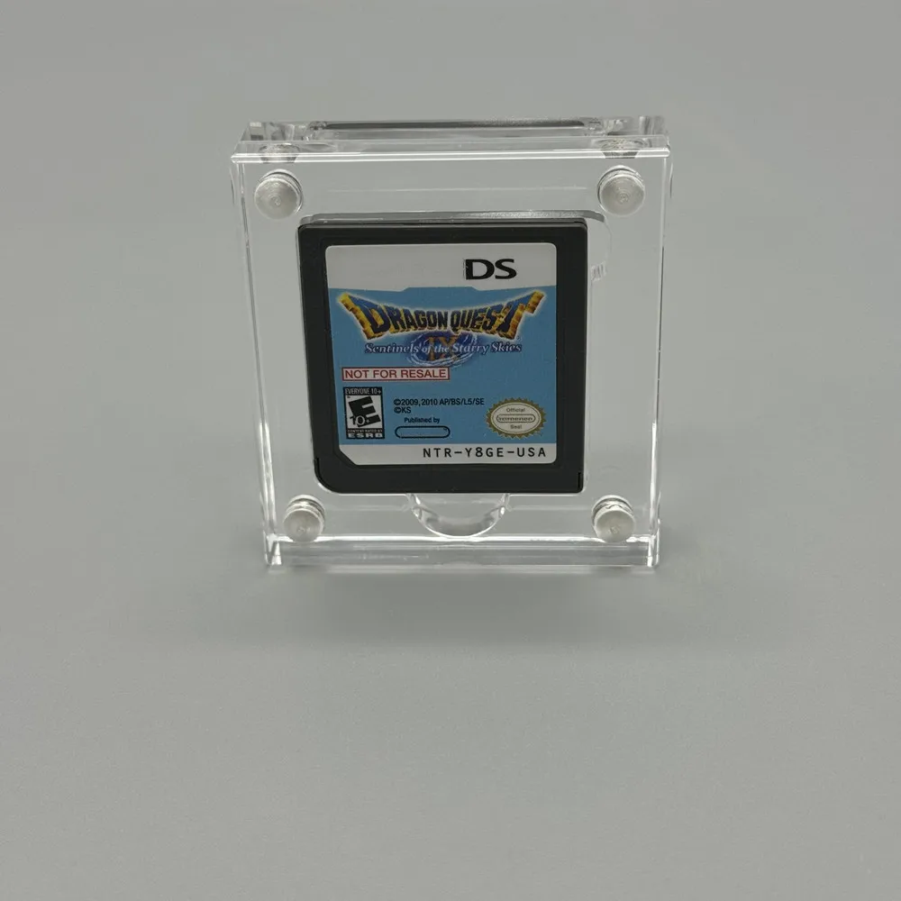 Cubierta de succión magnética acrílica de alta transparencia con un ranura, caja de almacenamiento para juegos, carcasa dura para cartucho para Nintendo 3DS DS - imagen 2