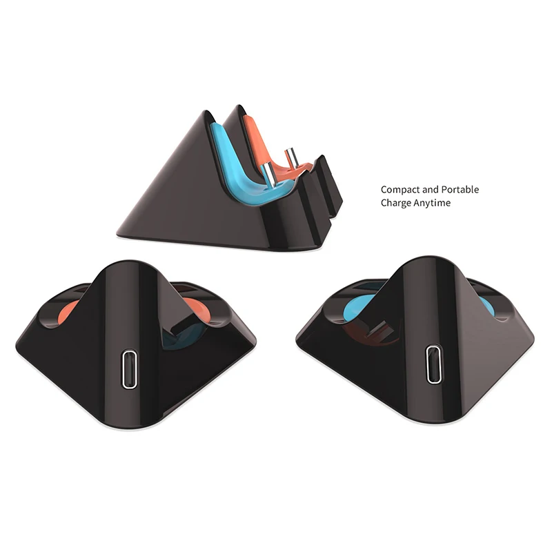 Base de carga portátil con puerto tipo C y soporte para todos los modelos de interruptor que incluyen Switch 2/Switch/Switch OLED y Switch Lite - imagen 3