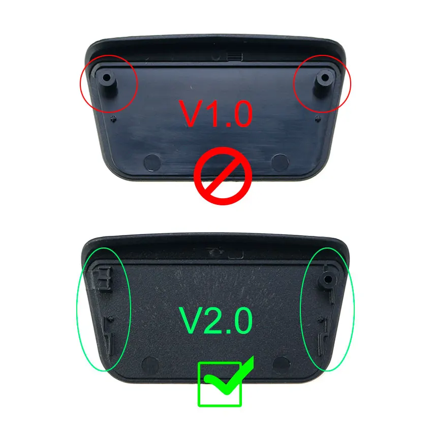 YuXi-panel táctil de plástico de repuesto para mando de PS5 V2 BDM-020, panel táctil personalizado, 2,0 - imagen 2