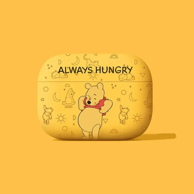 Funda de dibujos animados esmerilada para Apple AirPods 1, 2, 3 Pro, funda bonita de oso de fresa, funda protectora para auriculares para Airpods Pro2 - imagen 4