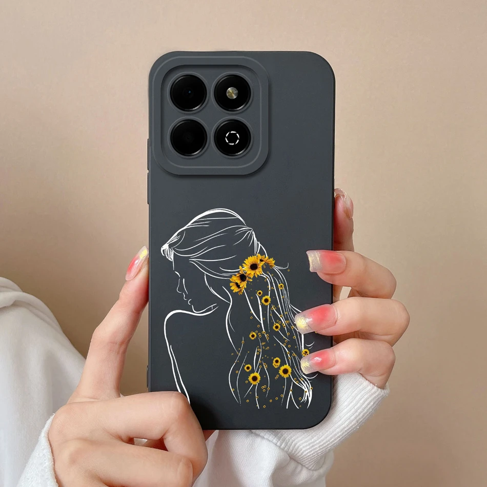 Para Honor X6B funda de teléfono lindos gatos suave silicona líquida protección completa alta calidad Coque modelo JDY-LX1 LX2 contraportada - imagen 5